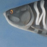 Detail from Bye Bye Little Fishes, And Thank You by Mark Sheeky