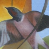 Detail from On A Swallow's Curve by Mark Sheeky