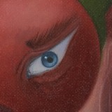 Detail from Time Independent Portrait Of René Descartes Thinking by Mark Sheeky