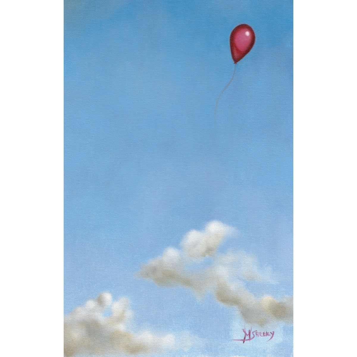 Balloon Released By A Child A Long Time Ago by Mark Sheeky