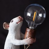 Detail from White Mouse Lamp by Mark Sheeky
