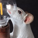 Detail from White Mouse Lamp by Mark Sheeky