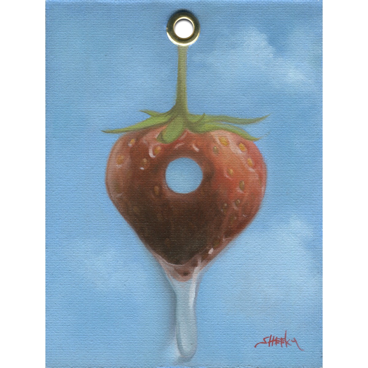 Assassinated Strawberry by Mark Sheeky