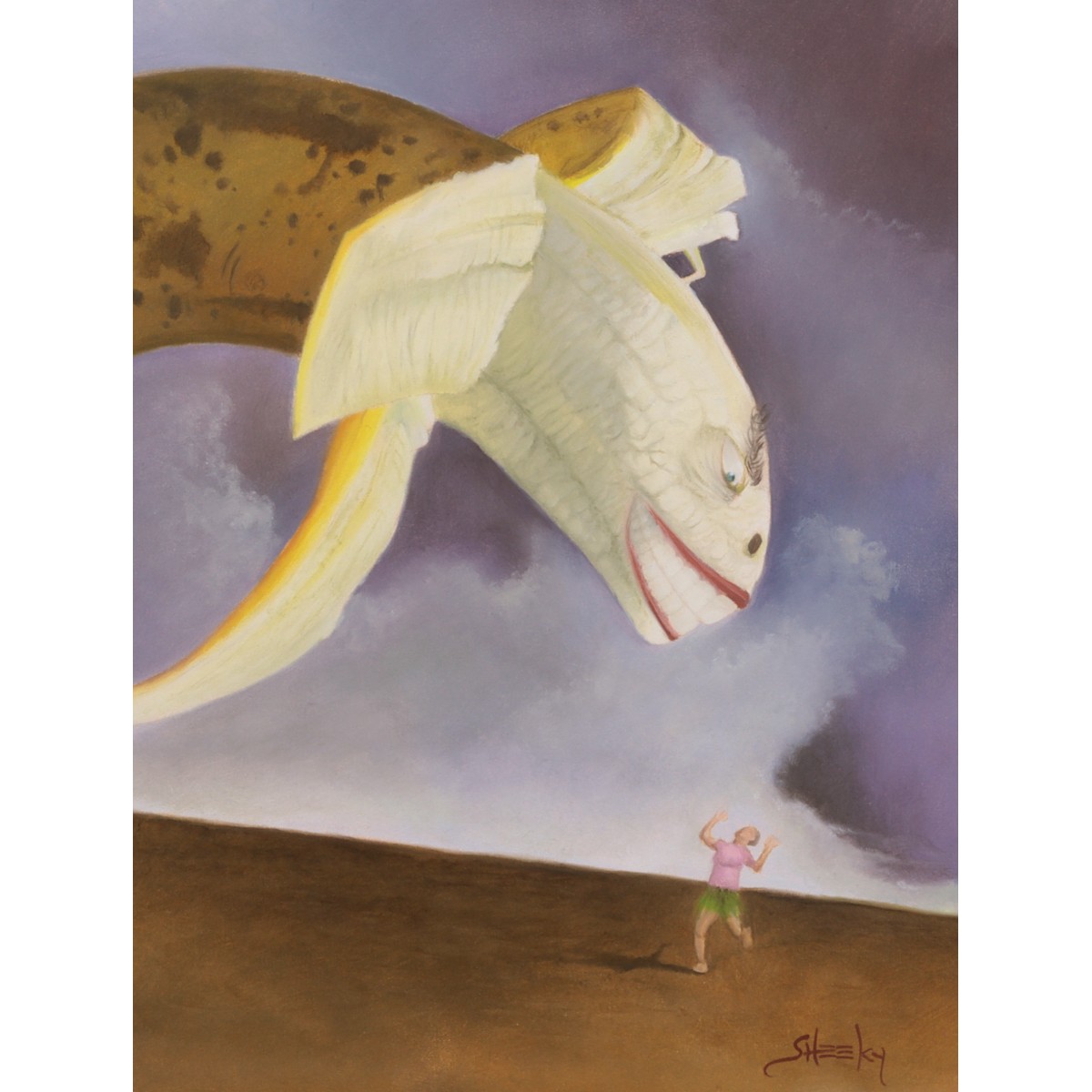 Beware Of The Banana Surprise by Mark Sheeky