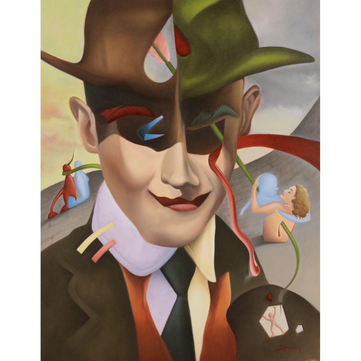 The Even Sadder Other Half Of Kafka's Double Face by Mark Sheeky