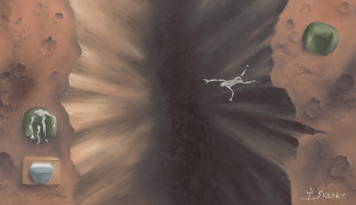 The Chasm Was Too Wide by Mark Sheeky