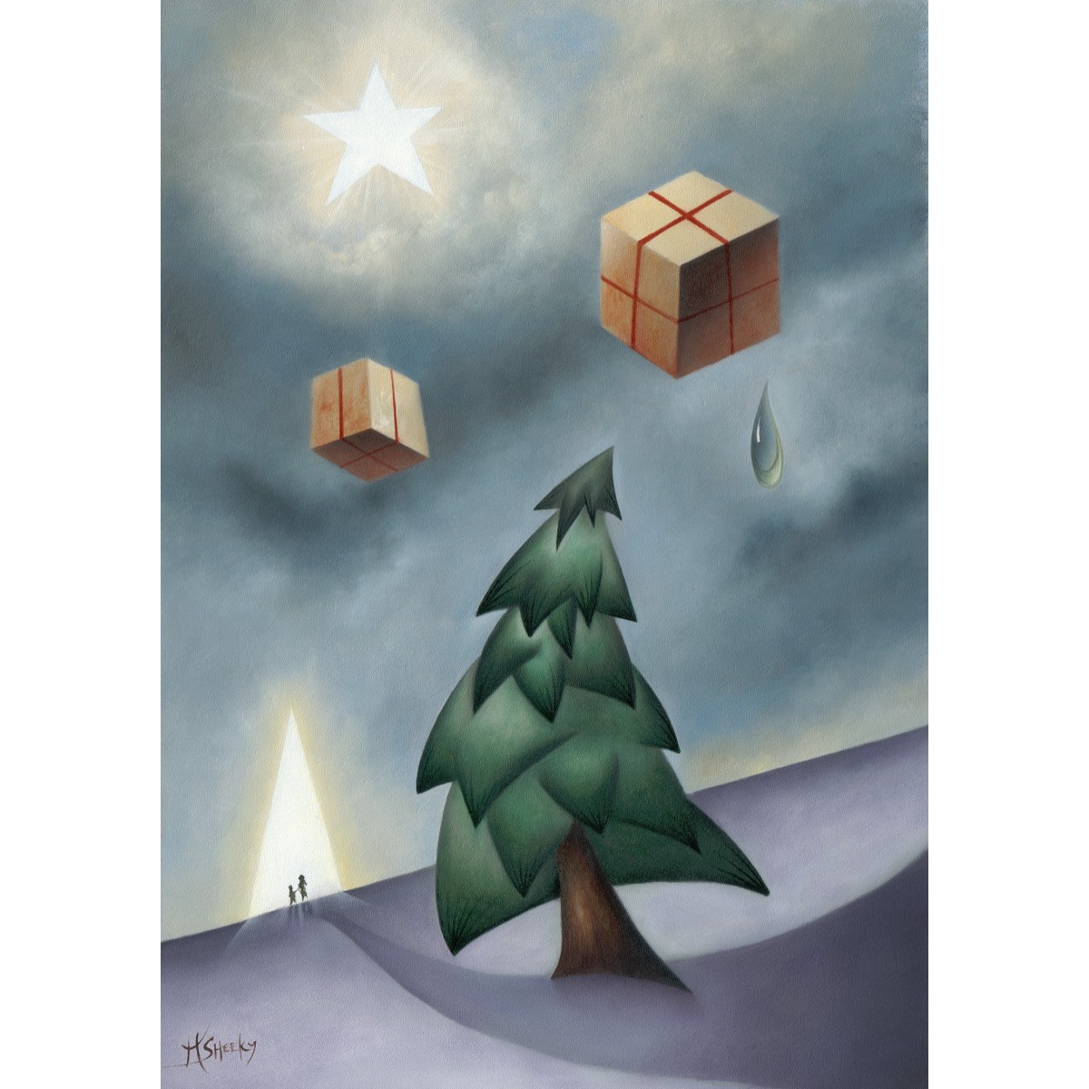 Christmas Is About Presents by Mark Sheeky