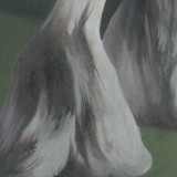 Detail from Nine Ladies Weeping At The Death Of A Phoenix by Mark Sheeky