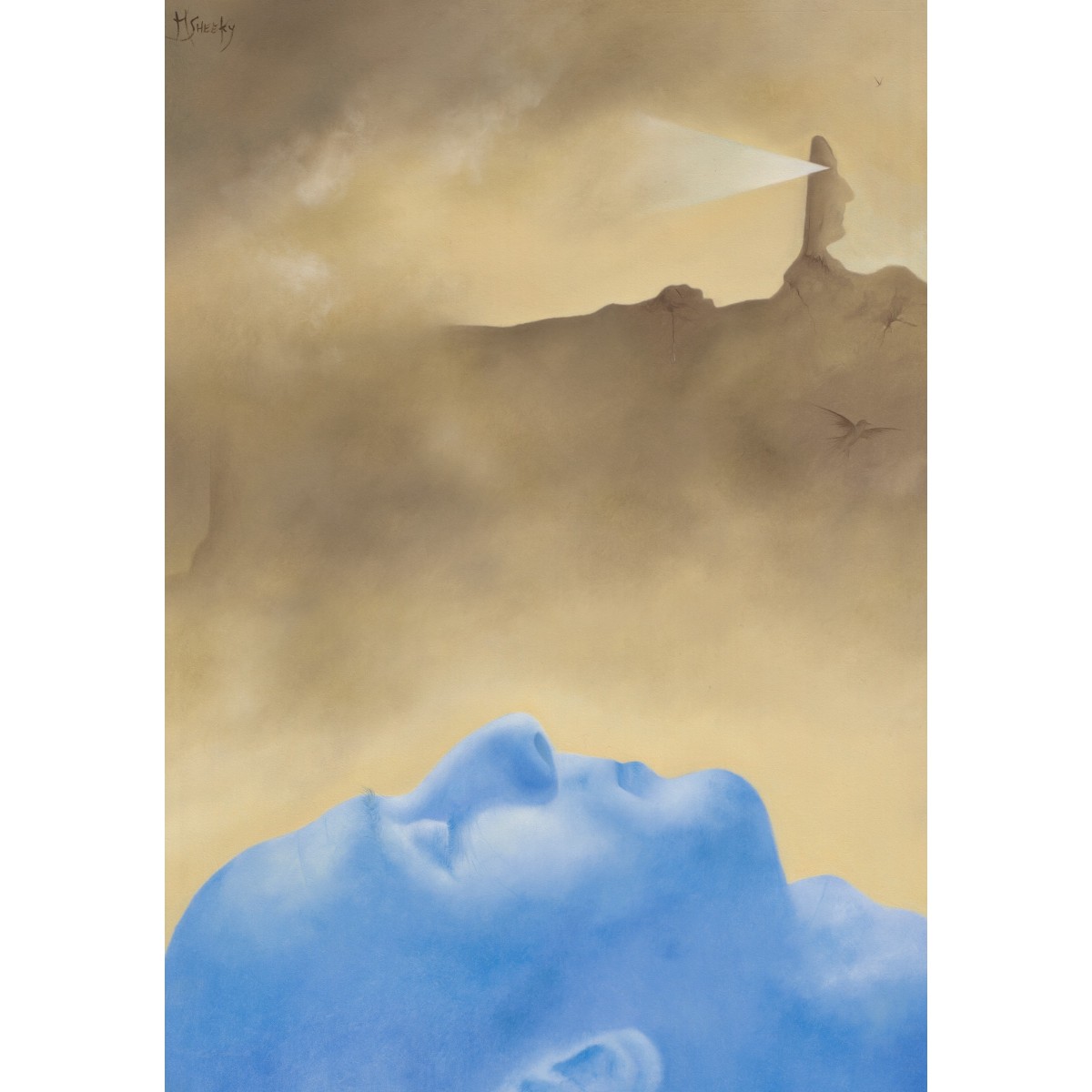 The Dreamer: Self Portrait As Dream by Mark Sheeky