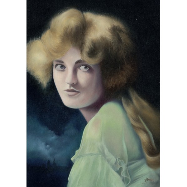 Portrait Of Marion Davies by Mark Sheeky