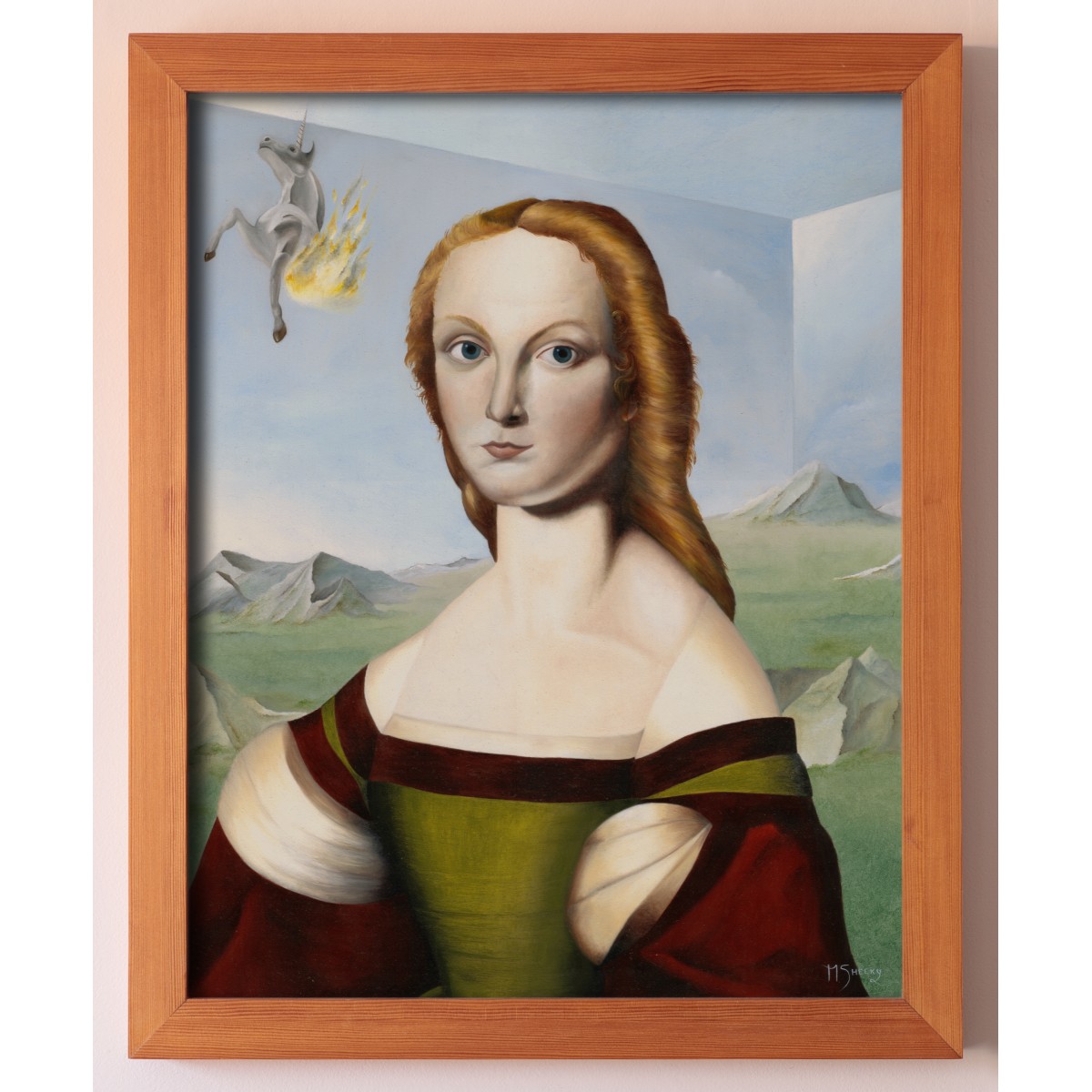 The Lady With The Unicorn by Mark Sheeky