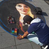 Detail from Chalk It Up by Mark Sheeky