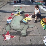 Detail from Chalk It Up by Mark Sheeky