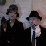 Detail from Improv Night: Encounter by Mark Sheeky