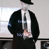 Detail from Improv Night: Encounter by Mark Sheeky