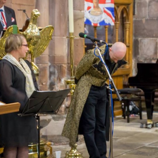 Detail from Queen's Birthday Gala by Mark Sheeky