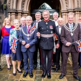 Detail from Queen's Birthday Gala by Mark Sheeky