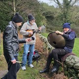 Detail from Bridestones Winter Solstice 2025 by Mark Sheeky